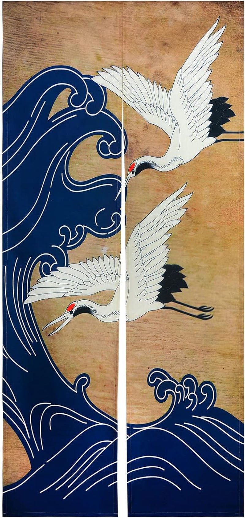 Tapisserie de style japonais rideau long noren en lin épais Accueil - Accessoires et Décorations Naty Shop Default Title