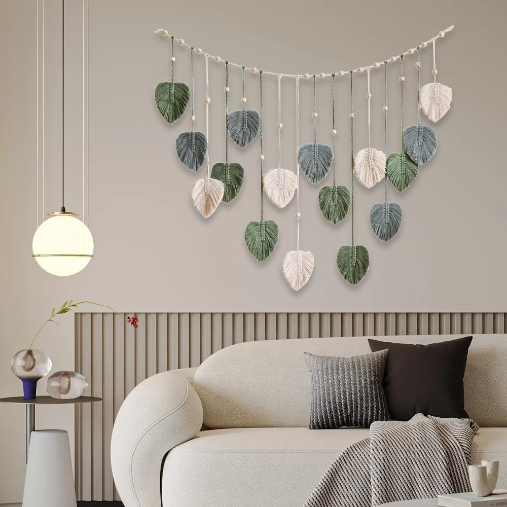 Tapiserie tapiterie verde tesuta cuie din lemn Casa - Accesorii si Decoratiuni Naty Shop