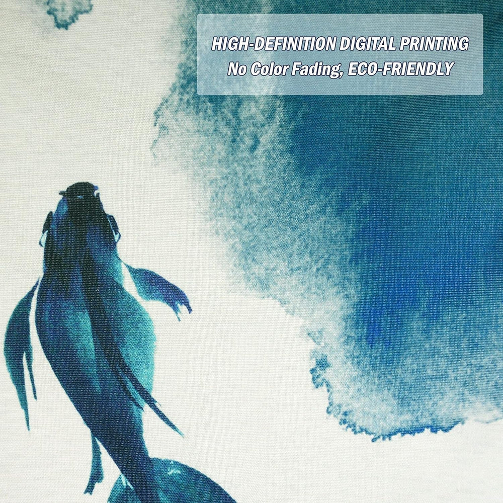 Tapisserie traditionnelle style chinois peinture à l'encre épaisse noren Accueil - Accessoires et Décorations Naty Shop