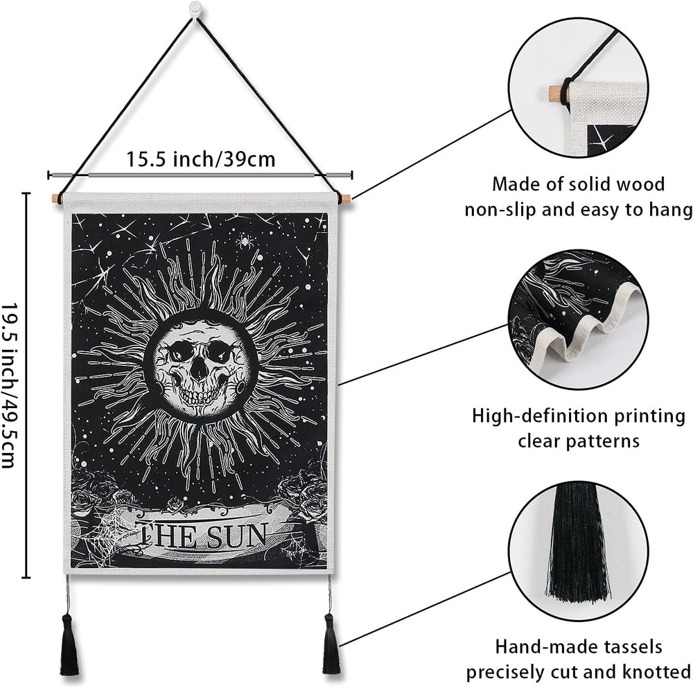 tapisserie Weldomcor tarot crâne coucher de soleil Accueil - Accessoires et Décorations Naty Shop