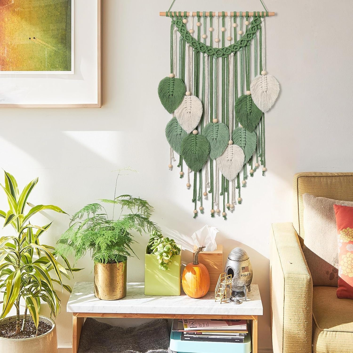 Tapisserie Weldomcor tapisserie petit commerce perles feuilles de bois Maison - Accessoires et Décorations Naty Shop