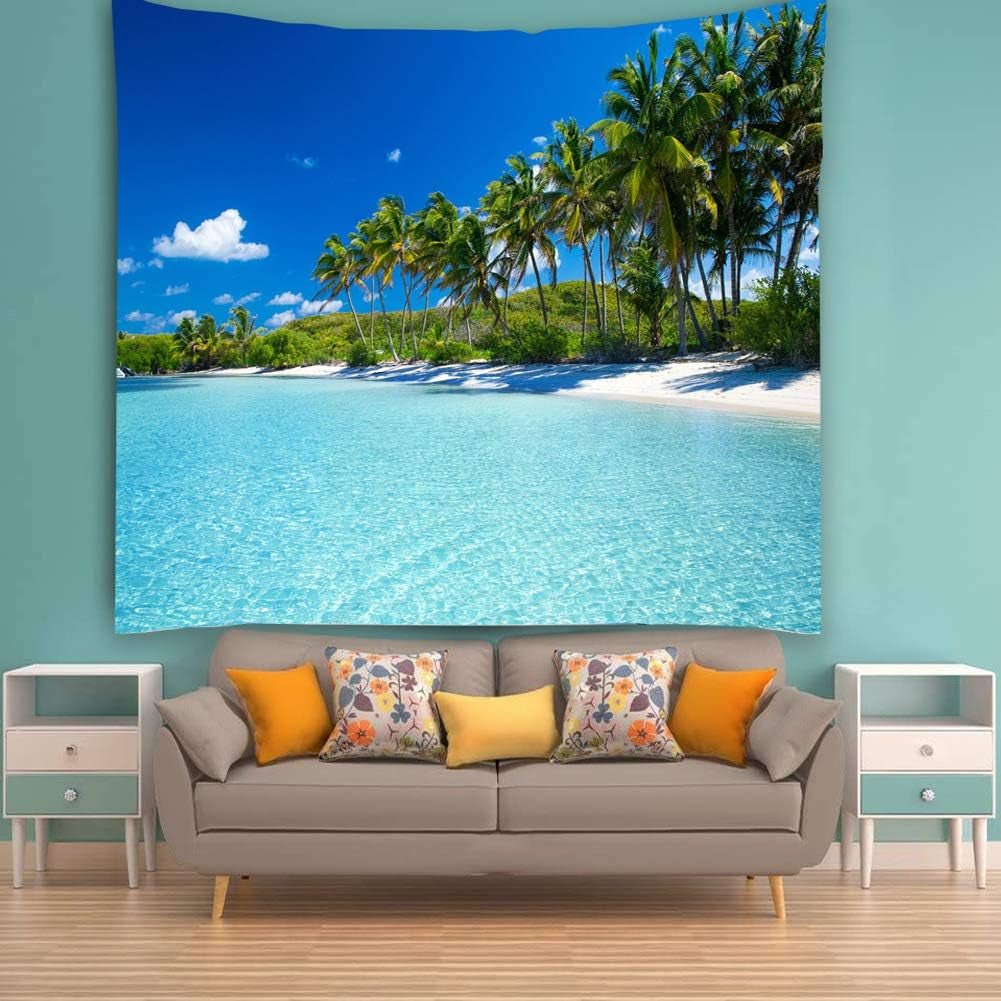 Tapisserie Yisure plage paysage tropical Maison - Accessoires et Décorations Naty Shop