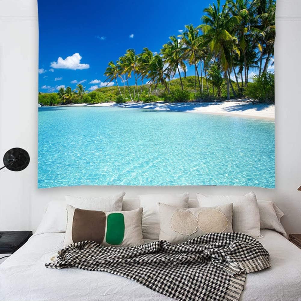 Tapisserie Yisure plage paysage tropical Maison - Accessoires et Décorations Naty Shop