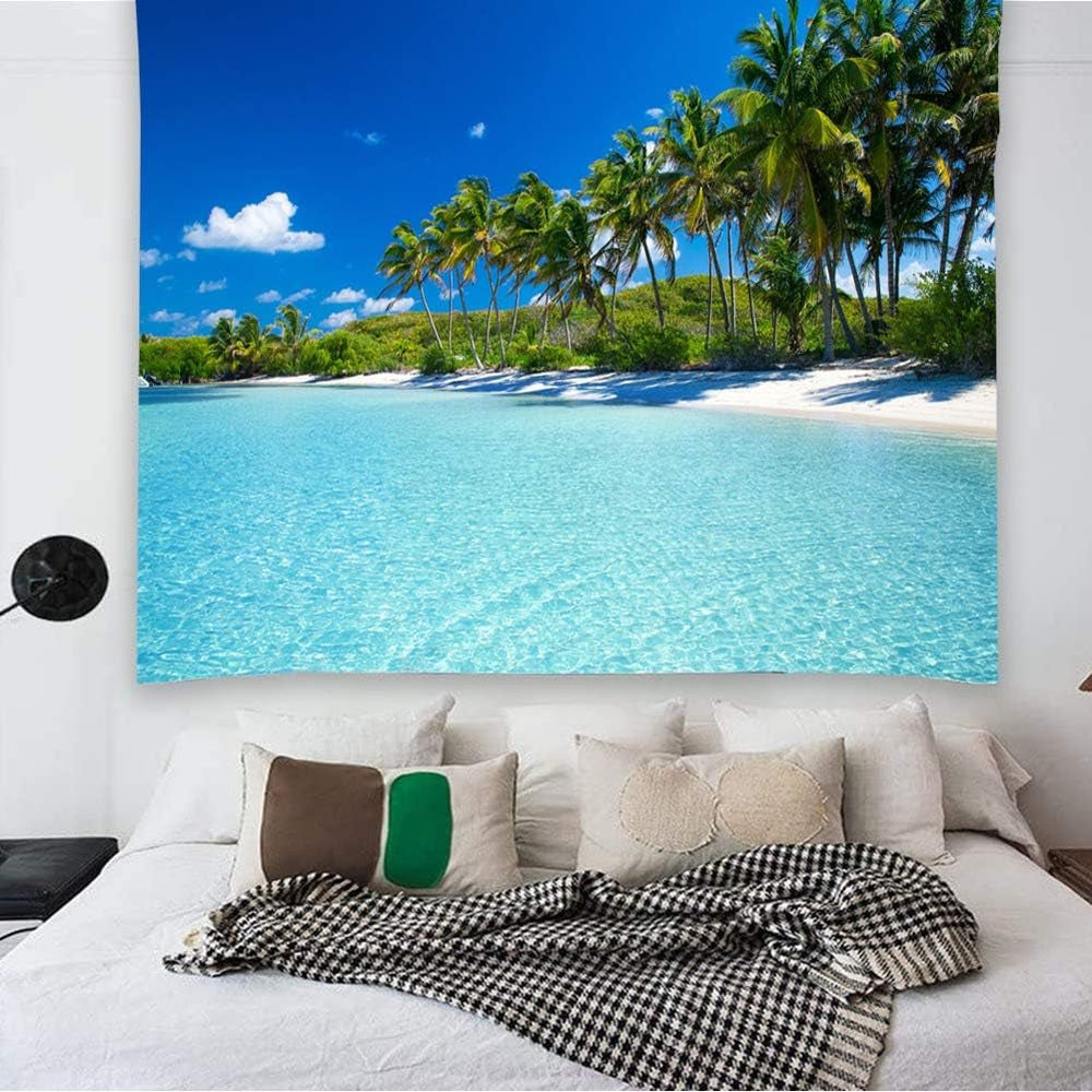 Tapisserie Yisure plage paysage tropical Maison - Accessoires et Décorations Naty Shop