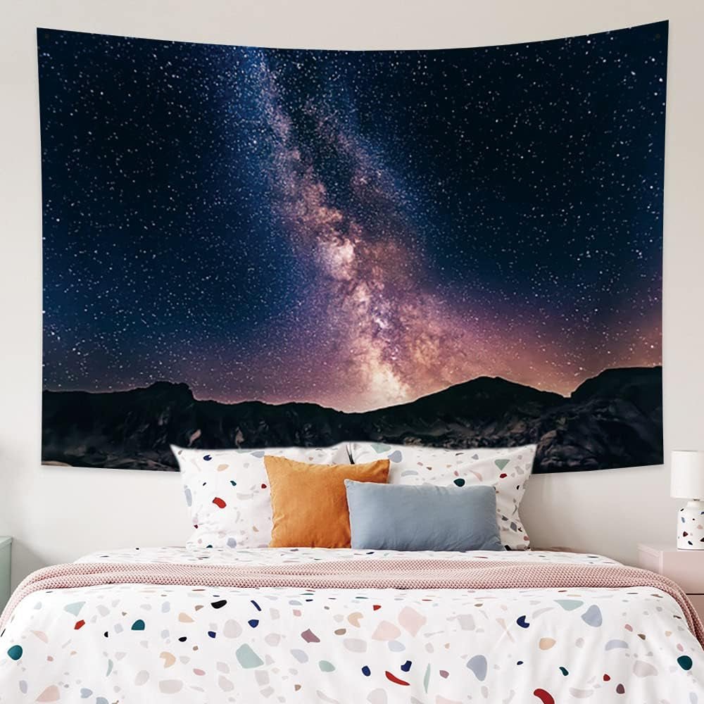 Tapisserie yongfoto ciel étoilé nébuleuse étoiles mystérieuses Maison - Accessoires et Décorations Naty Shop
