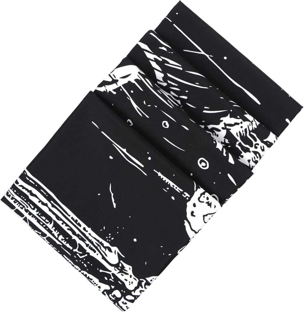 Tapisserie yrendenge crâne humain noir blanc Accueil - Accessoires et Décoration Naty Shop