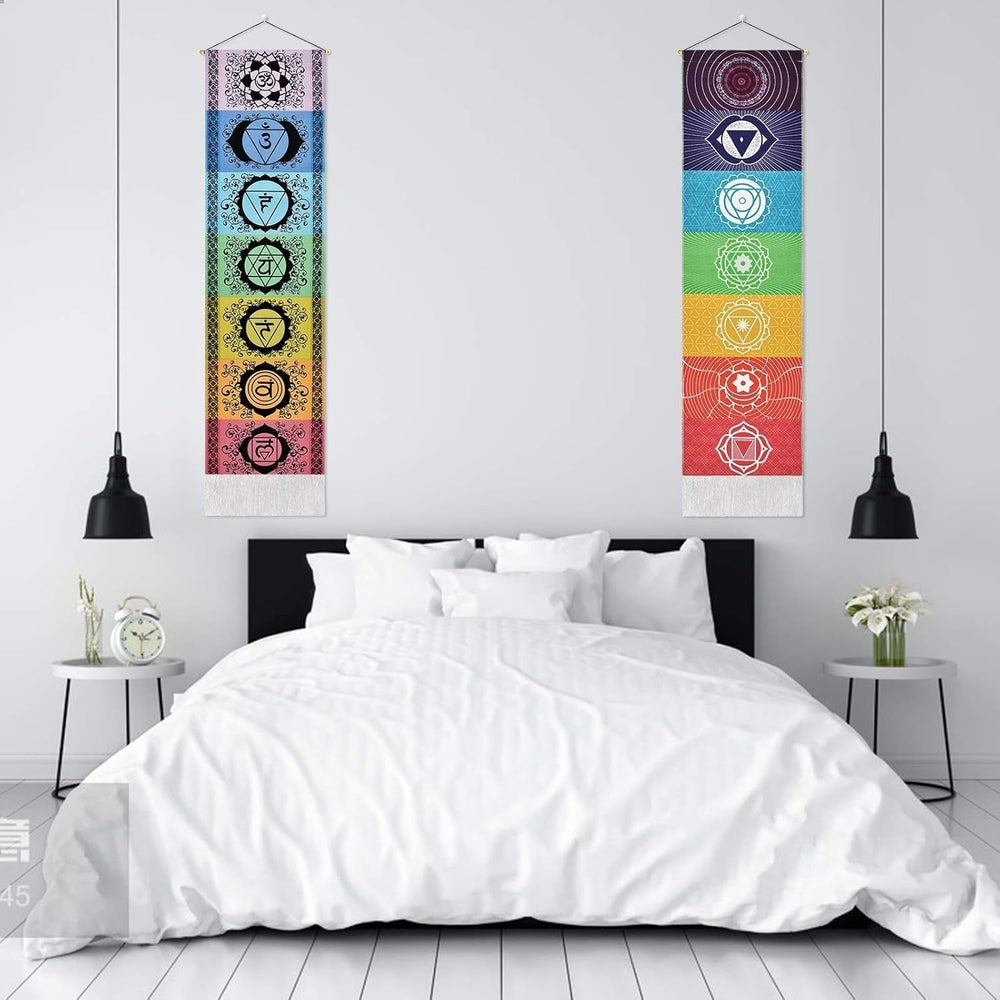 Tapisserie yugarlibi ensemble à suspendre chakra méditation yoga trippy Maison - Accessoires et Décorations Naty Shop
