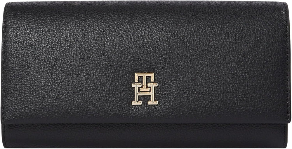 Tommy Hilfiger Aw0aw17267 Portefeuille Femme Naty Shop Noir (Noir) Taille Unique