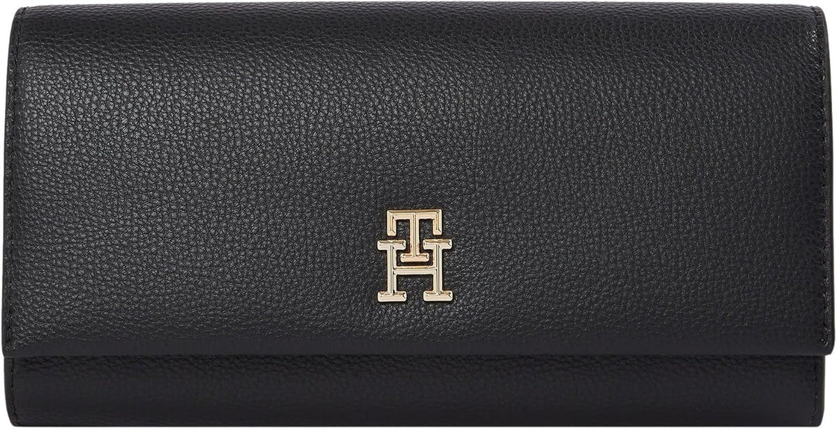 Tommy Hilfiger Aw0aw17267 Portefeuille Femme Naty Shop Noir (Noir) Taille Unique