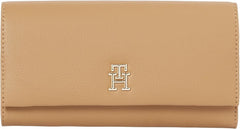 Tommy Hilfiger Aw0aw17267 Femmes Portefeuille Femmes Naty Shop Kaki (Safari Canvas) Os