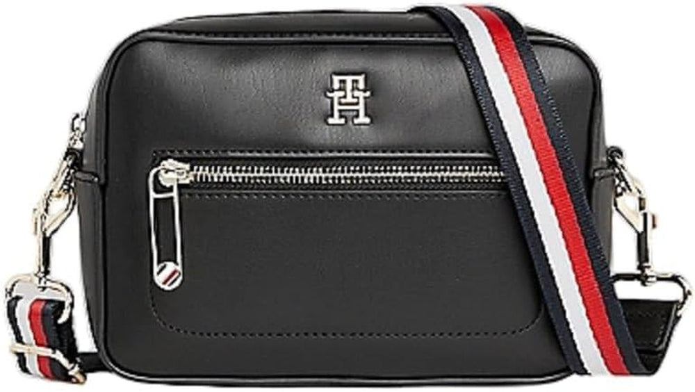 Tommy Hilfiger Sac bandoulière Sac Iconic Camera Bag Petit Sacs Femme Naty Shop Noir