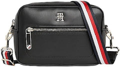 Tommy Hilfiger Sac bandoulière Sac Iconic Camera Bag Petit Sacs Femme Naty Shop Noir
