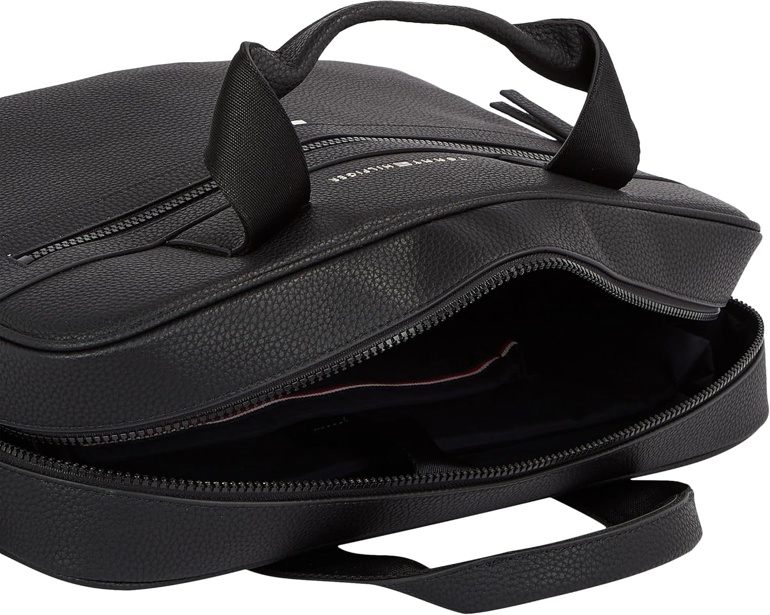 Tommy Hilfiger ESSENTIAL PU COMPUTER BAG sac pour ordinateur portable pour hommes, Noir, OS Bagages et équipement de voyage Naty Shop