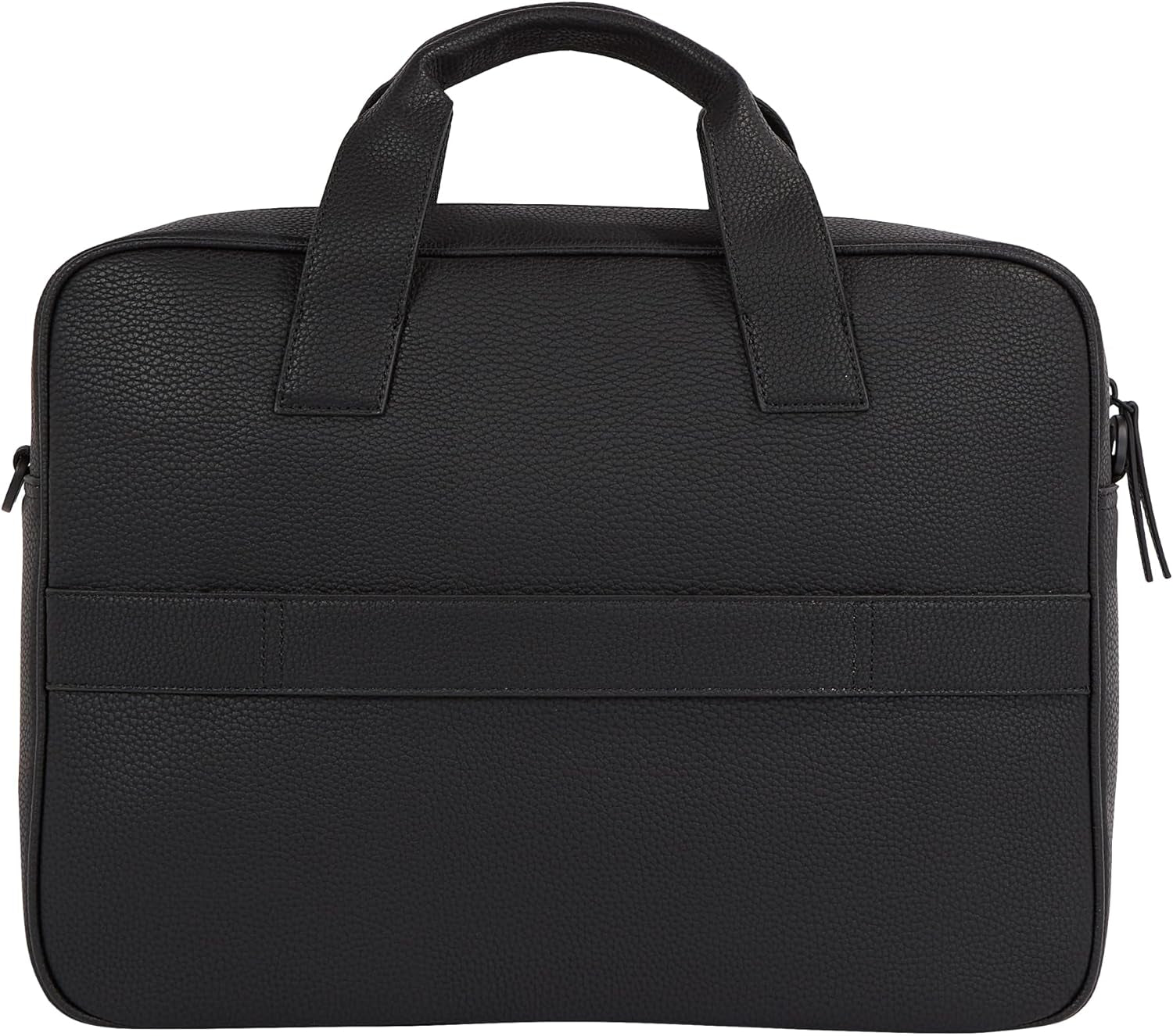 Tommy Hilfiger ESSENTIAL PU COMPUTER BAG sac pour ordinateur portable pour hommes, Noir, OS Bagages et équipement de voyage Naty Shop