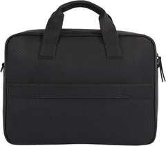 Tommy Hilfiger ESSENTIAL PU COMPUTER BAG sac pour ordinateur portable pour hommes, Noir, OS Bagages et équipement de voyage Naty Shop