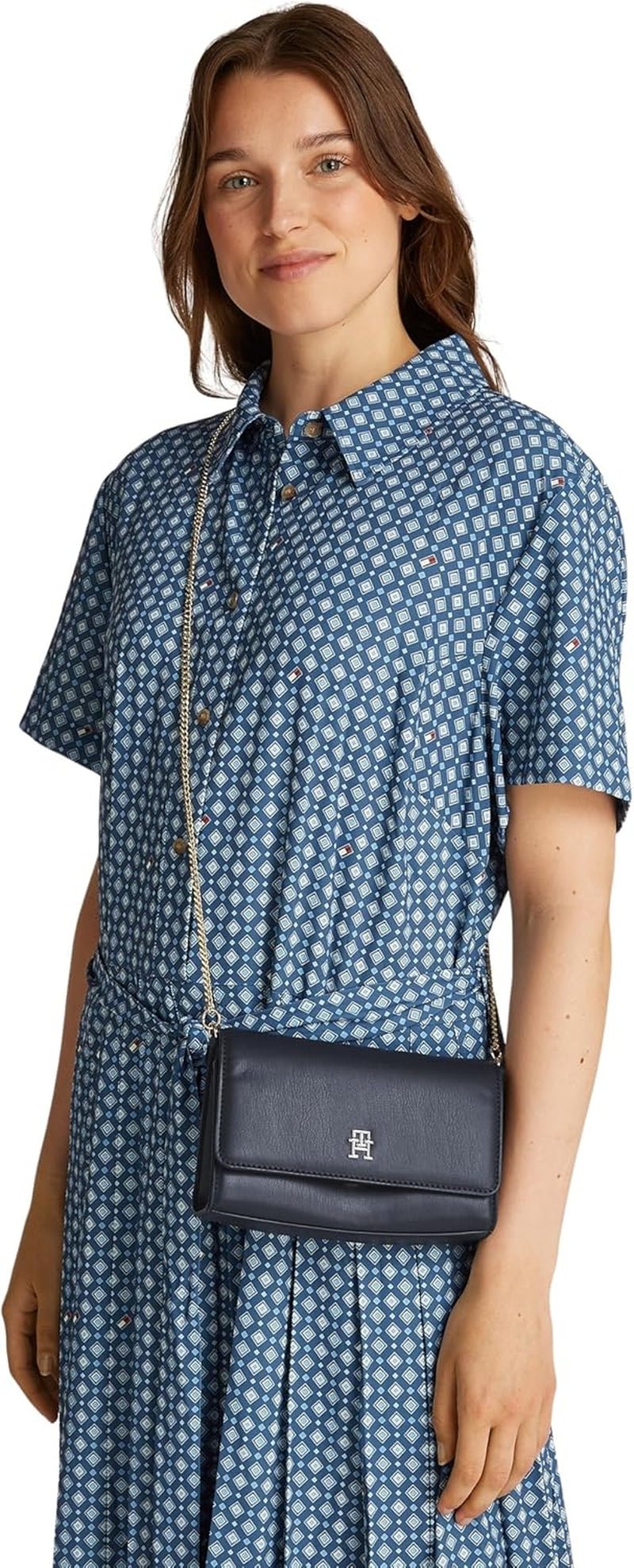 Tommy Hilfiger Sac à Bandoulière Eternity Chain Crossover Sacs à Bandoulière Femme Naty Shop