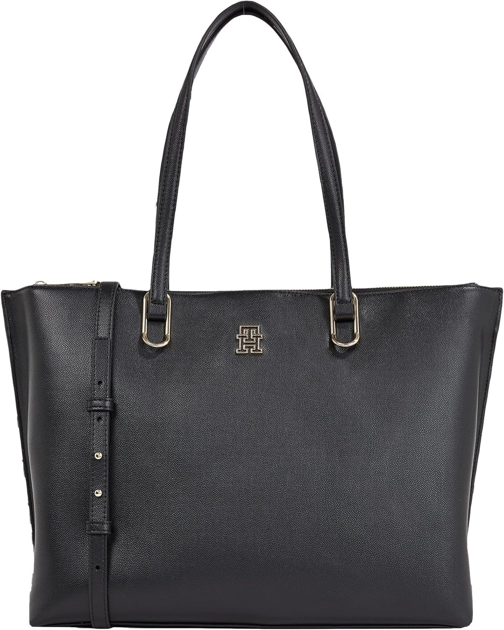 Tommy Hilfiger Ladies Th Timeless Workbag Geantă școlară, o mărime Genti Femei Naty Shop Negru (negru)