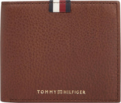 Tommy Hilfiger pentru bărbați Th Prem Lea Cc Flap and Coin Am0am11270 Portofele Portofel Barbati Naty Shop Brown (castan închis) Os