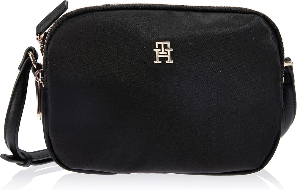 Tommy Hilfiger POPPY TH CROSSOVER Crossovers Femme, Noir (Noir), OS Sacs femme Naty Shop Default Title