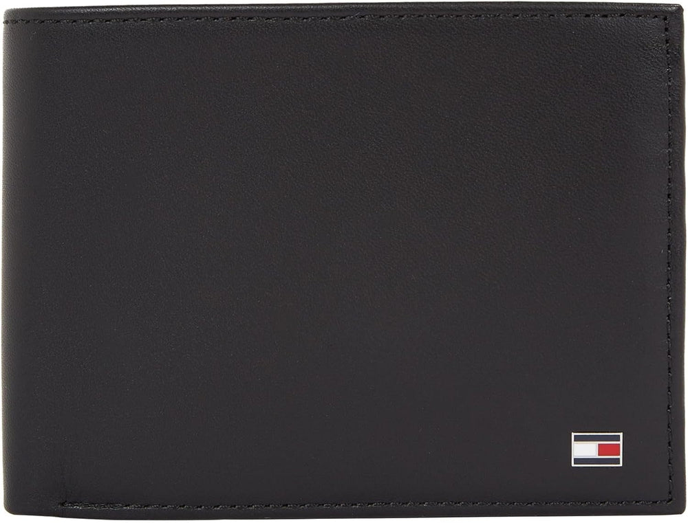 Tommy Hilfiger Eton Wallet With Coin Pocket Portefeuille Homme Naty Shop Noir