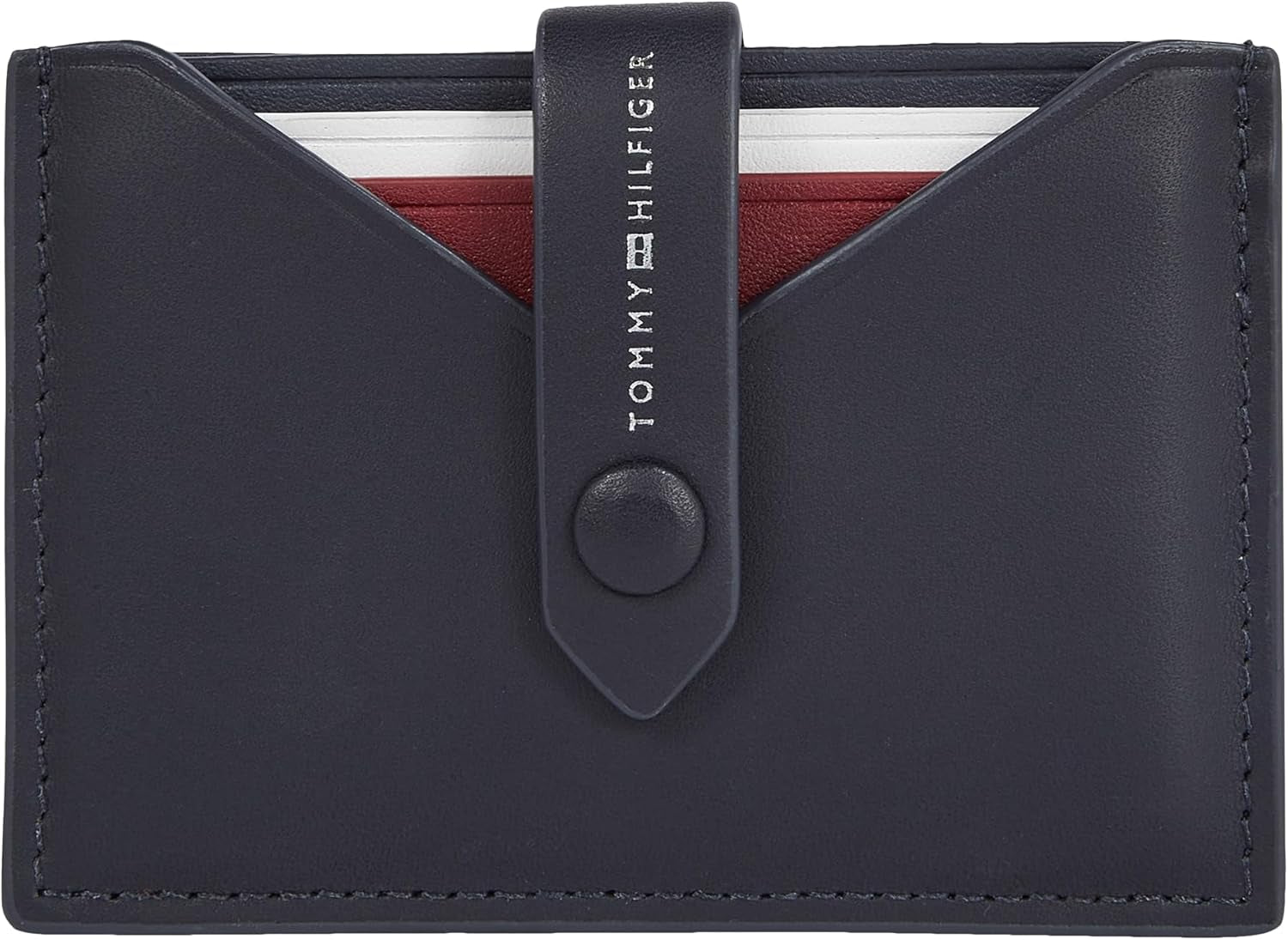 Tommy Hilfiger Portefeuille Homme Smooth Retractable Cc Small, Bleu (Space Blue), Onesize Portefeuille Homme Naty Shop Default Title