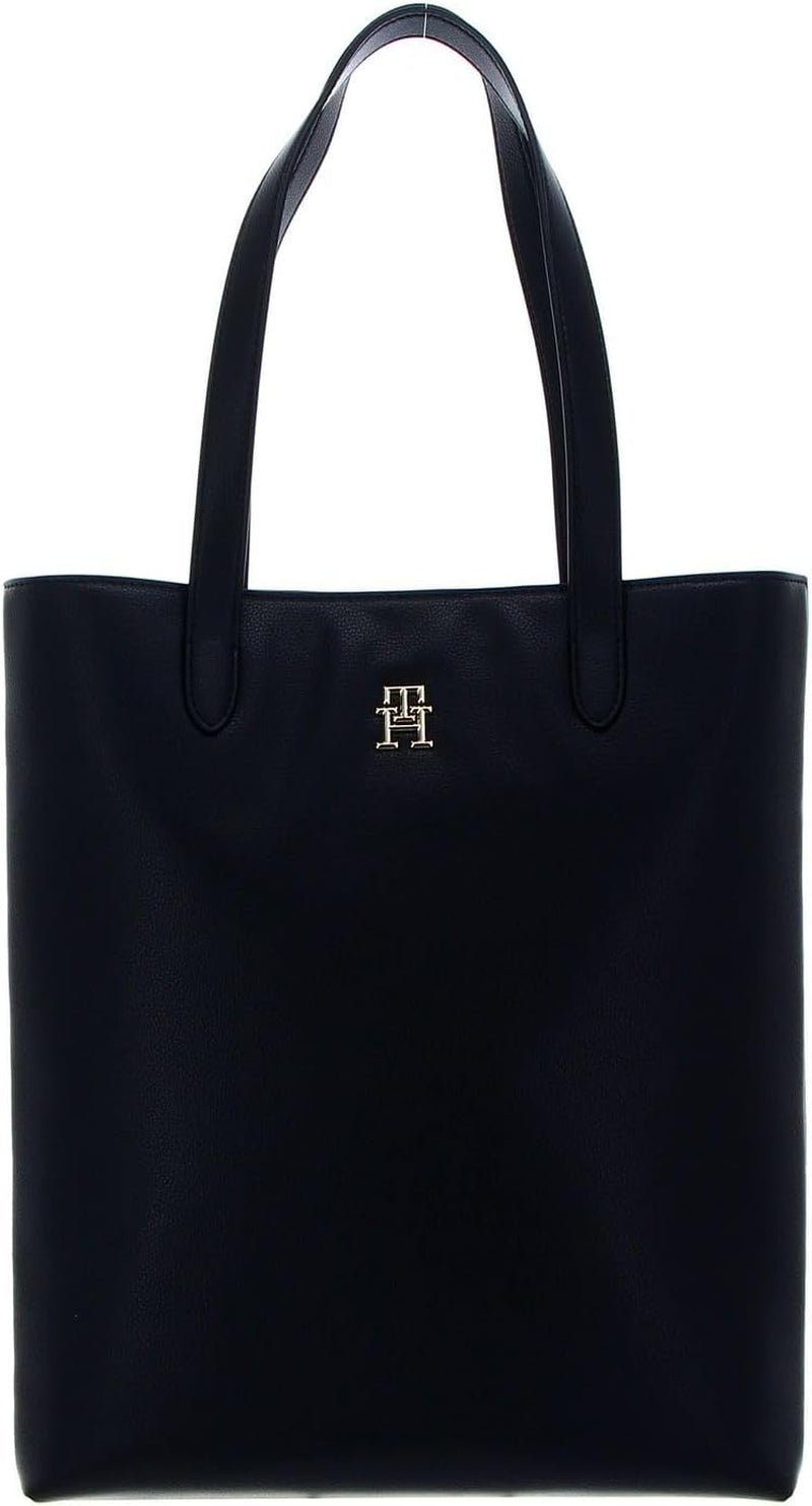 Tommy Hilfiger Th Casual Slim Tote Ns Tote Bag Femme Sacs Naty Shop Noir (black)