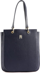Tommy Hilfiger Th Emblem Ns Work Tote Aw0aw14498 Sac fourre-tout Femme Sacs Naty Shop Bleu (Space Blue)