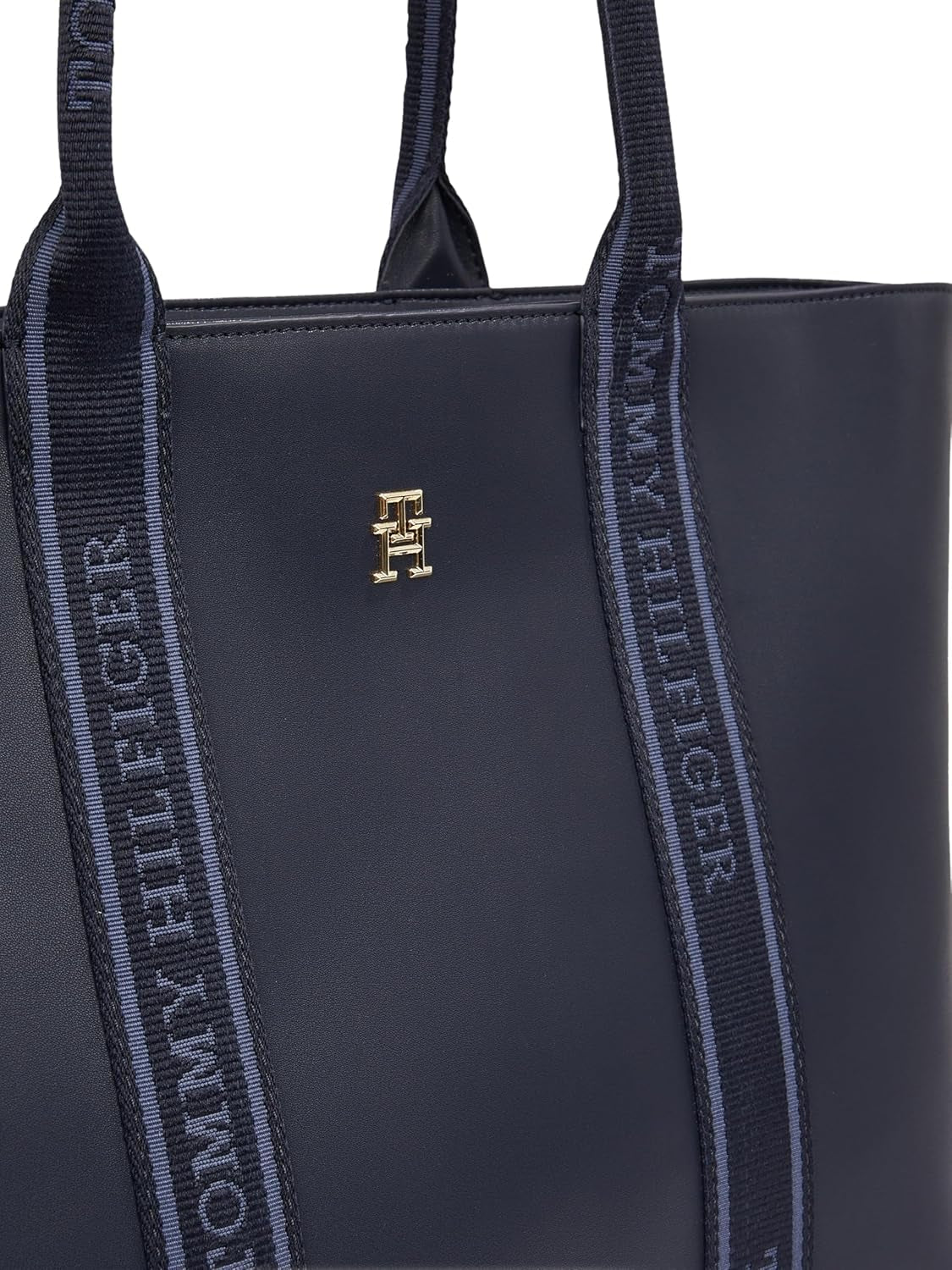 Tommy Hilfiger Th Logotape Tote Aw0aw17198 Sac Cabas Femme Sacs Naty Shop