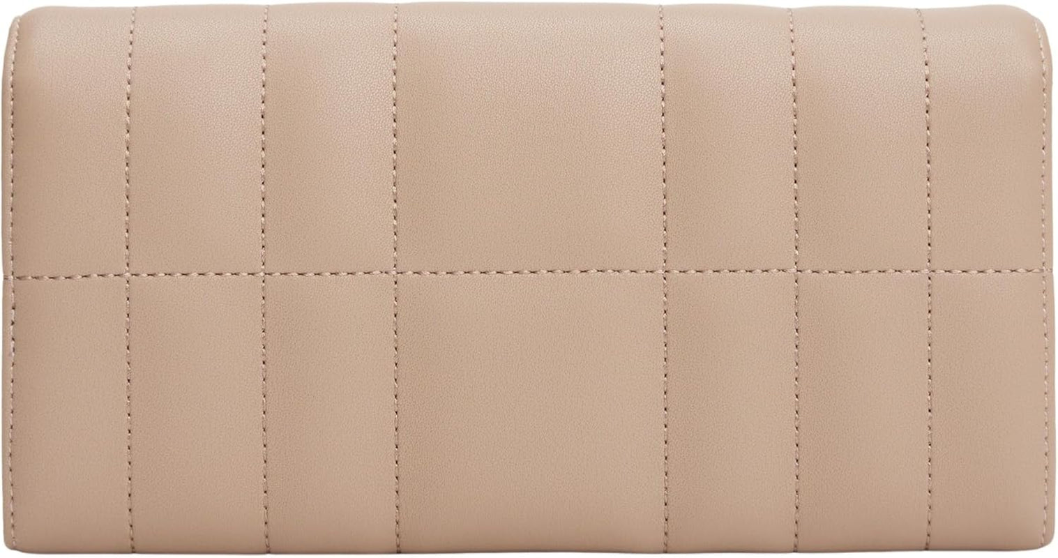 Tommy Hilfiger Feminine Flap Large Wallet, Beige (Coastal Taupe), Taille Unique Portefeuille Femme Naty Shop